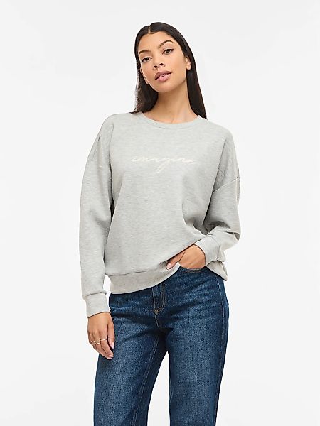 Vila Sweater "VISIFFI IMAGINE O-NECK L/S TOP/PB" günstig online kaufen