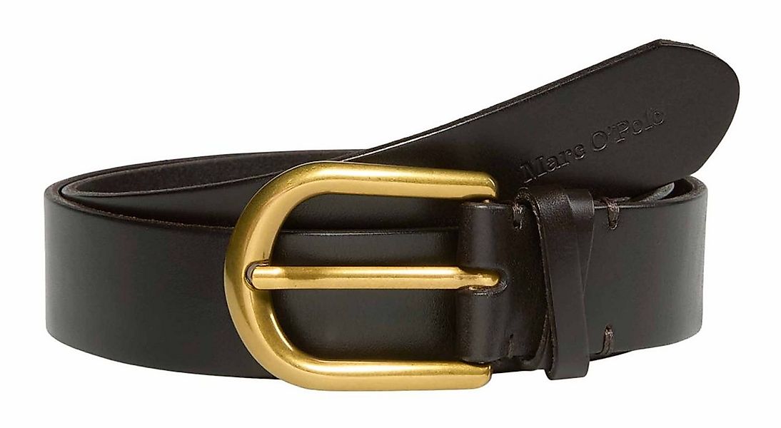 Marc O'Polo Ledergürtel Belt aus echtem Rindsleder günstig online kaufen