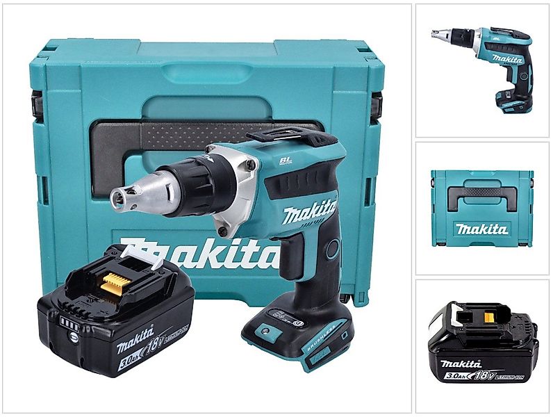 Makita Akku-Magazinschrauber DFS 452 F1J Akku günstig online kaufen