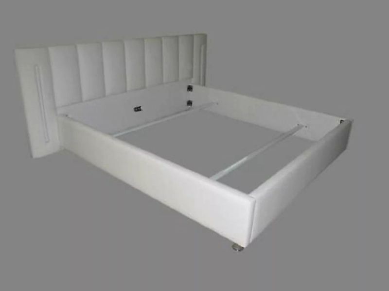 JVmoebel Bett Leder Design Bett Doppel Betten Ehe Modernes Hotel Gestell Lu günstig online kaufen