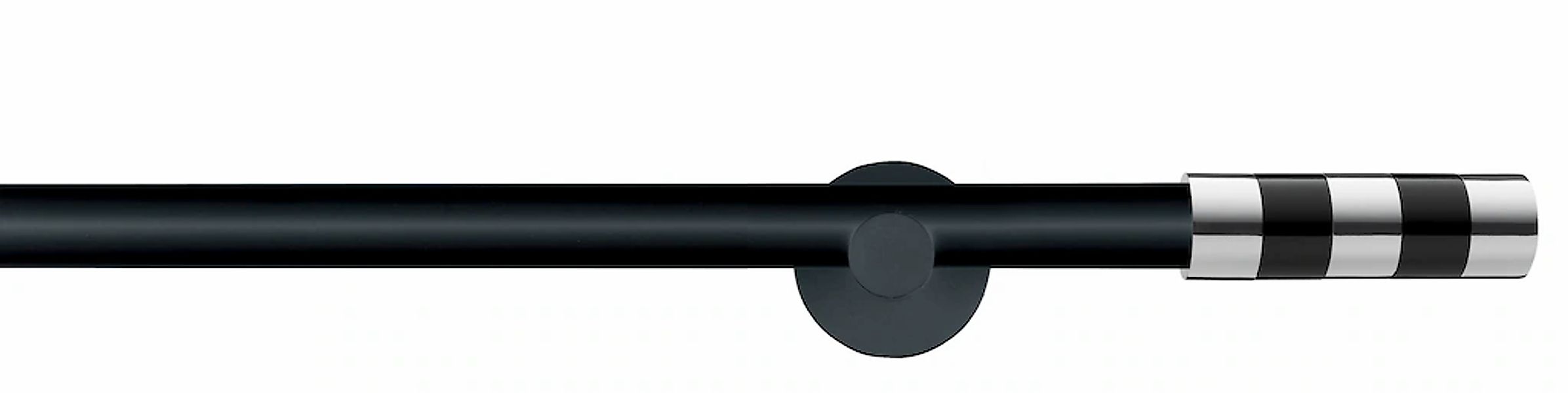 GARESA Gardinenstange BLACK, Ø 20 mm, günstig online kaufen