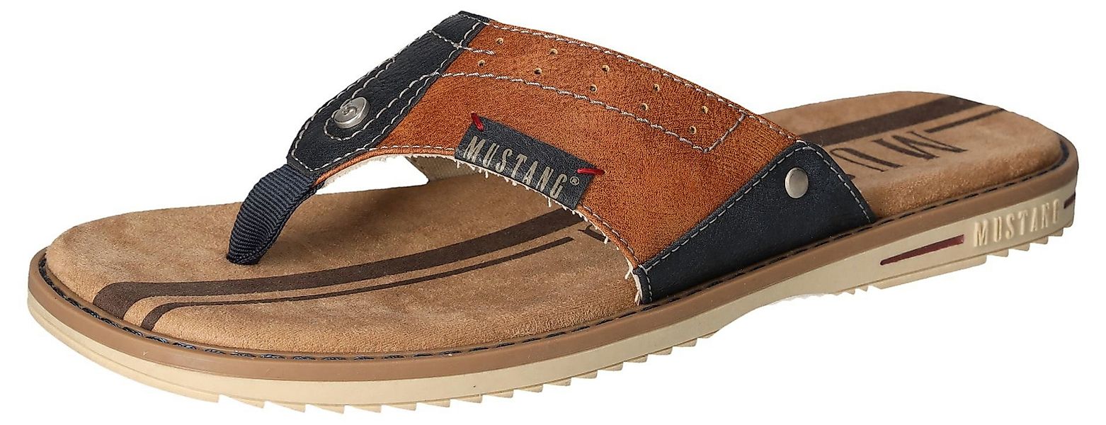 Mustang Shoes Zehentrenner, Sommerschuh, Schlappen, Poolslides, günstig online kaufen