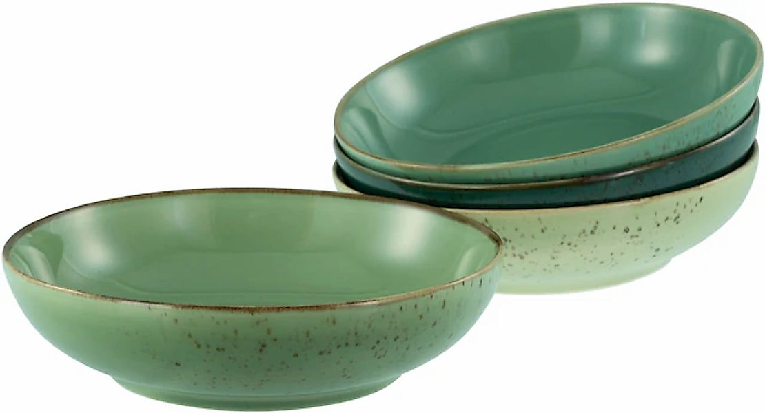 CreaTable Schale »Nature Collection, Poke Bowl, Ø 22,5 cm, 4-tlg«, 4 tlg., günstig online kaufen