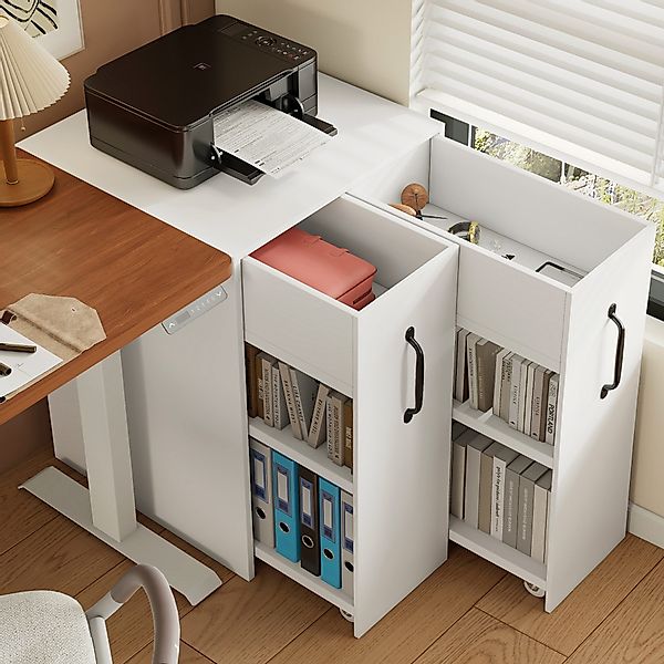 Flieks Aktenschrank mit Rollen und Schubladen günstig online kaufen