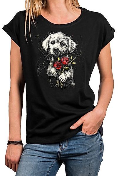 MAKAYA Print-Shirt Damen Gitarrenmotiv Gitarre Festival günstig online kaufen