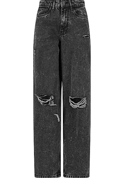 URBAN CLASSICS Bequeme Jeans Urban Classics Ladies Distressed 90's Wide Leg günstig online kaufen