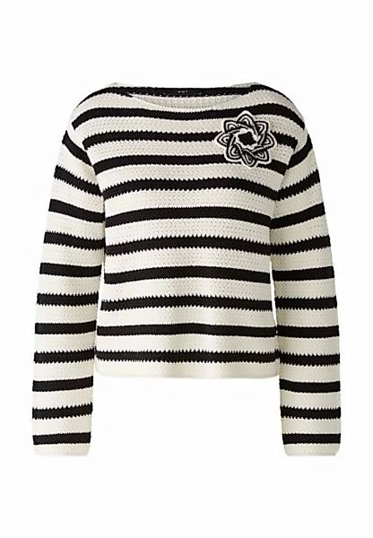 Oui Rundhalspullover Pullover reine Baumwolle günstig online kaufen