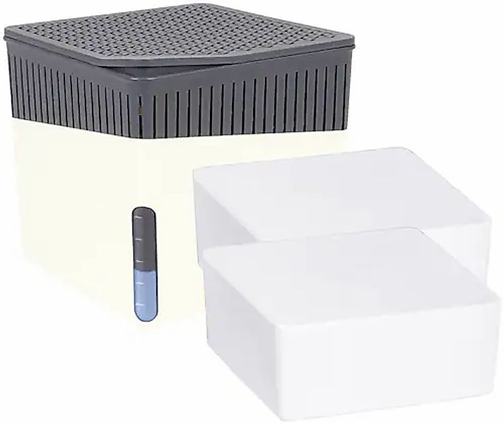 WENKO Luftentfeuchter »Modell Cube«, für 40 m³ Räume, Tank 0,8 l, mit 2 x 5 günstig online kaufen