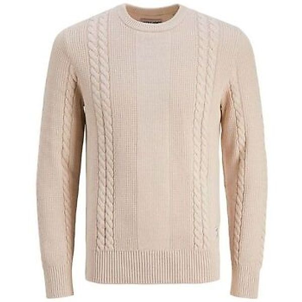 Jack & Jones  Pullover 12242948 GRID CABLE CREW-MOONBEAM günstig online kaufen
