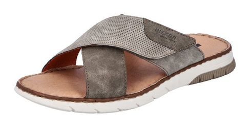 Rieker Pantolette, Sommerschuh, Schlappen, Klettschuh, mit günstig online kaufen