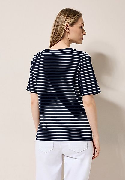 CECIL T-Shirt mit Streifen Muster günstig online kaufen