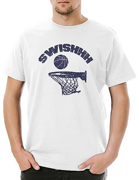 Urban Backwoods Print-Shirt Swishhh Herren T-Shirt Streetballcourt Streetba günstig online kaufen