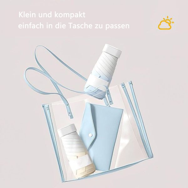 Coonoor Taschenregenschirm Winddichter Mini Reise Klappschirm.UPF günstig online kaufen