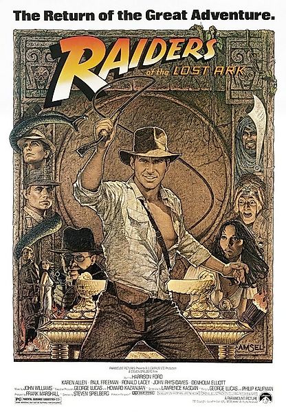 Close Up Poster Indiana Jones Poster 67,5 x 101,5 cm günstig online kaufen