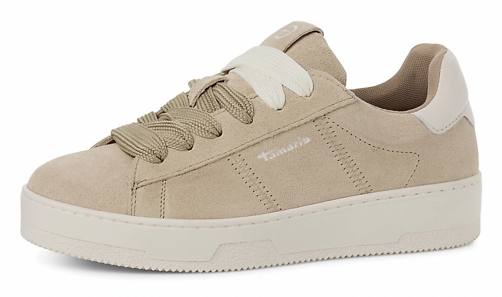 Tamaris Plateausneaker, Freizeitschuh, Halbschuh, Schnürschuh mit seitliche günstig online kaufen