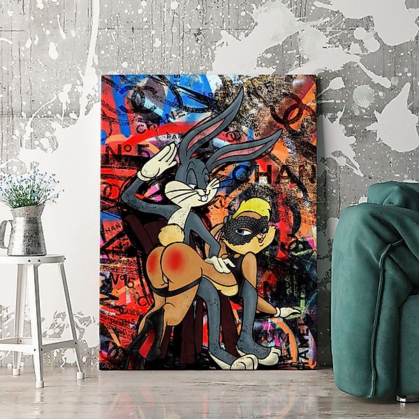 Artmazing Leinwandbild 50 Shades of Bunny, günstig online kaufen