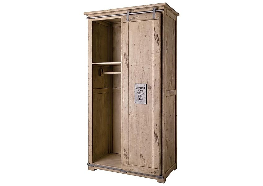 Massivmoebel24 Dreh-/Schwebetürenschrank #316 (Schrank Mango 100x60x190 günstig online kaufen
