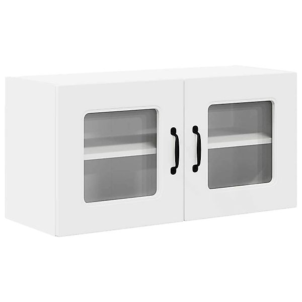 vidaXL Küchenwandschrank mit Regal Weiß 80 x 31 x 40 cm Holzwerkstoff 88459 günstig online kaufen