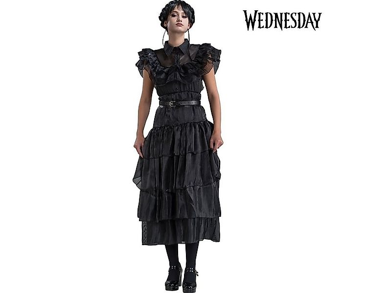 CHAKS Kostüm Wednesday Ballkleid Kostüm Rabenball für Erwachsene günstig online kaufen