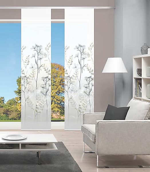 Vision S Schiebegardine »HELVIN 2er SET« Paneelwagen 2 Stk. tlg. Schiebevor günstig online kaufen