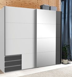 Wimex Schwebetürenschrank "Emden moderner Kleiderschrank mit Spiegel und Sc günstig online kaufen