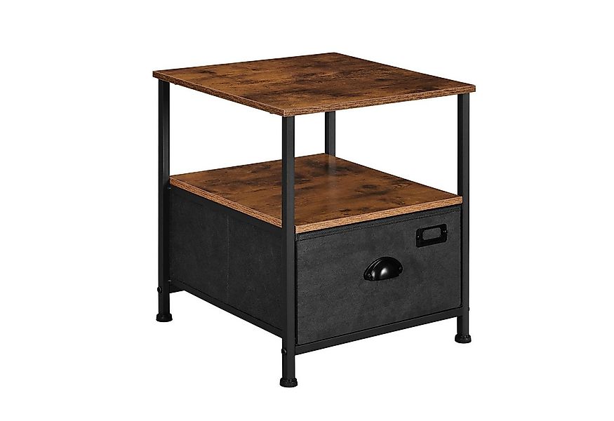 SONGMICS Nachttisch, Nachtkommode, mit Schublade, 2 Ablagen, vintage günstig online kaufen