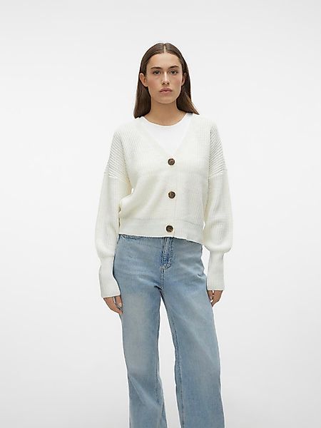 Vero Moda Strickjacke VMLEA LS V-NECK günstig online kaufen