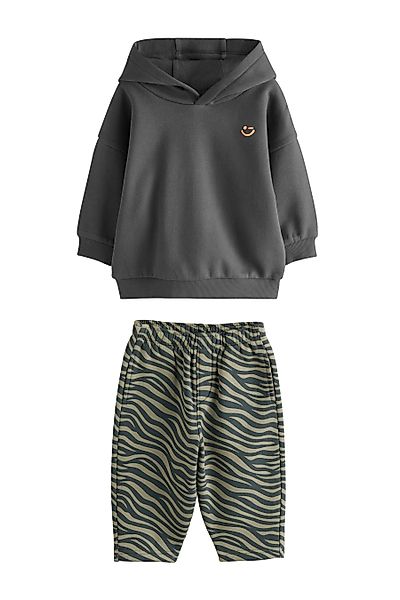 Next Sweatanzug Blockfarben-Kapuzensweatshirt und Jogginghose (2-tlg) günstig online kaufen