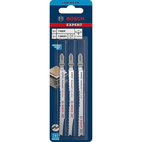 Bosch Expert Stichsägeblatt-Set für,aminierte Arbeitsplatten 3-tlg. günstig online kaufen