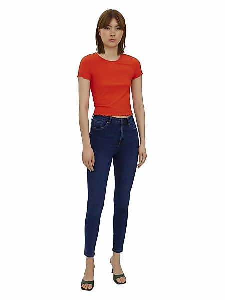 Vero Moda Damen Jeans VMSOPHIA - Skinny Fit - Blau - Dark Blue Denim günstig online kaufen