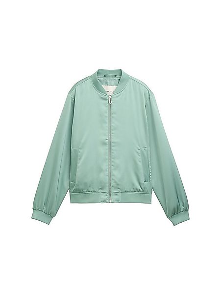 TOM TAILOR Blouson feminine bomber collar jacket dust green günstig online kaufen
