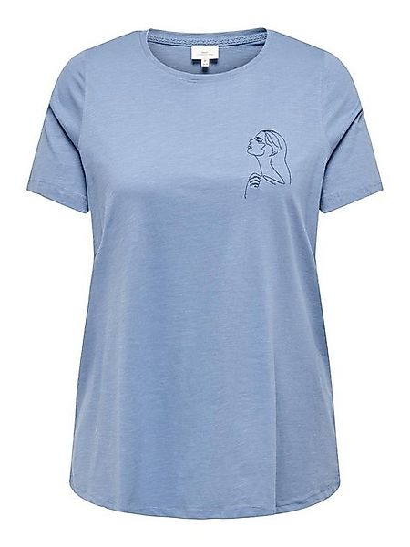 ONLY CARMAKOMA T-Shirt Rundhals Kurzarm Print Curvy Plus Size CARASJA LIFE günstig online kaufen