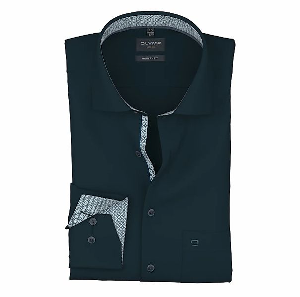 OLYMP Langarmhemd "Luxor", modern fit, Global-Kentkragen, Businesshemd günstig online kaufen