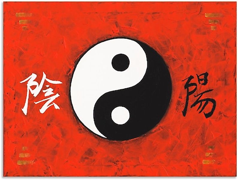 Artland Wandbild "Yin & Yang" Zeichen 1 Stk. tlg. als Alubild, Outdoorbild, günstig online kaufen