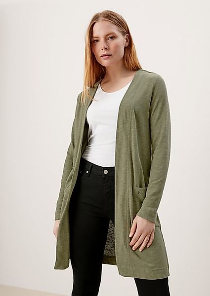 s.Oliver Strickjacke Weicher Cardigan aus Jersey günstig online kaufen