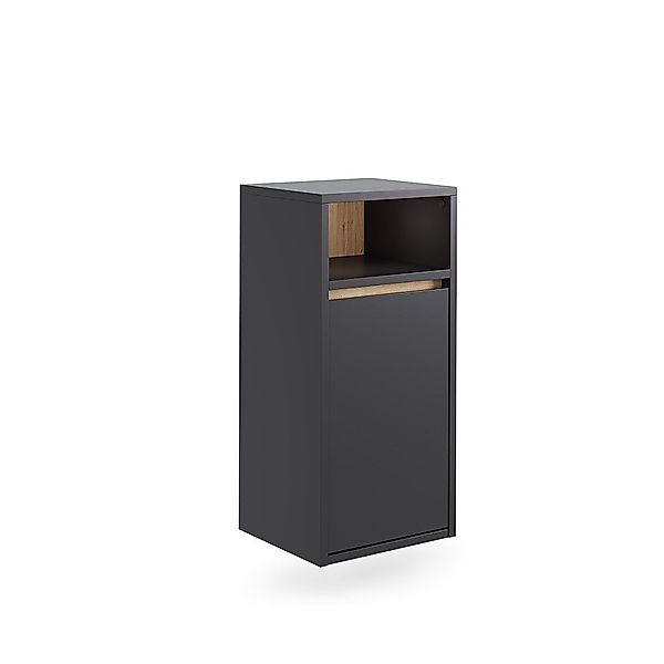 Vicco Wäscheschrank Viola, Grau/Artisan/Artisan, 38 x günstig online kaufen