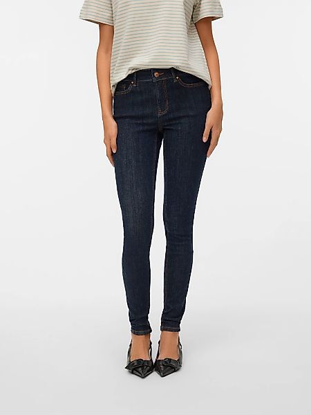 Vero Moda Skinny-fit-Jeans "VMFLASH MR SKINNY JEANS LI3190 NOOS" Baumwollmi günstig online kaufen