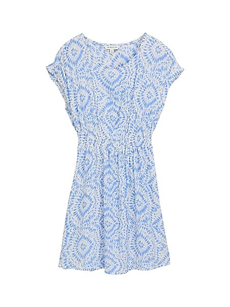 TOM TAILOR A-Linien-Kleid mit All-Over Print günstig online kaufen