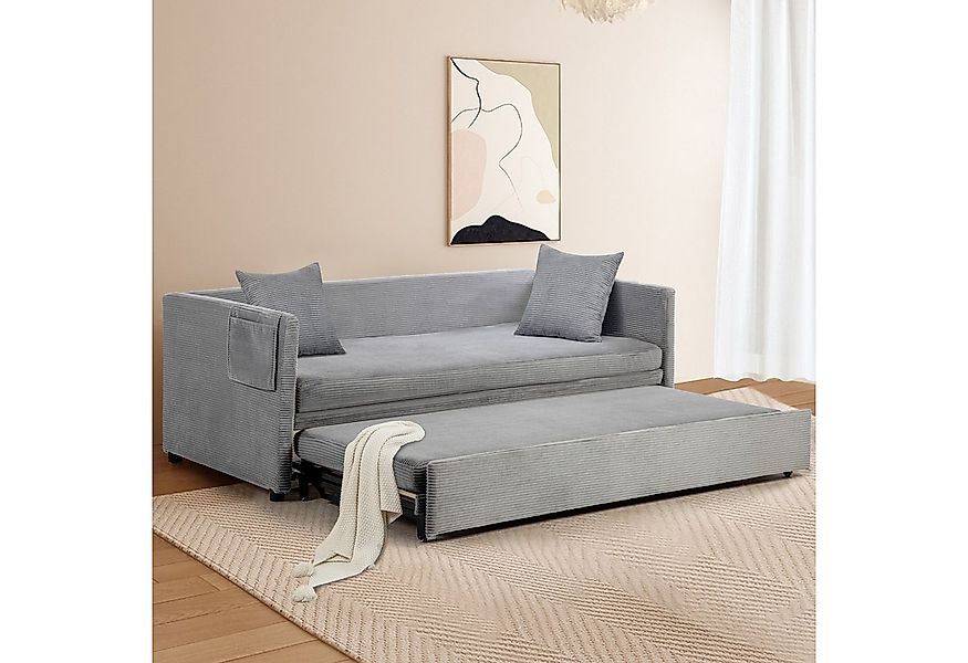 HOMYEDAMIC Schlafsofa Schlafsofa Doppelbett Schlafsofa 2-Sitzer Sofa Couch, günstig online kaufen
