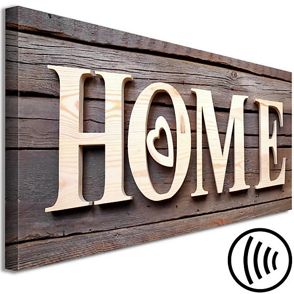 Leinwandbild Wooden Home (1 Part) Narrow XXL günstig online kaufen