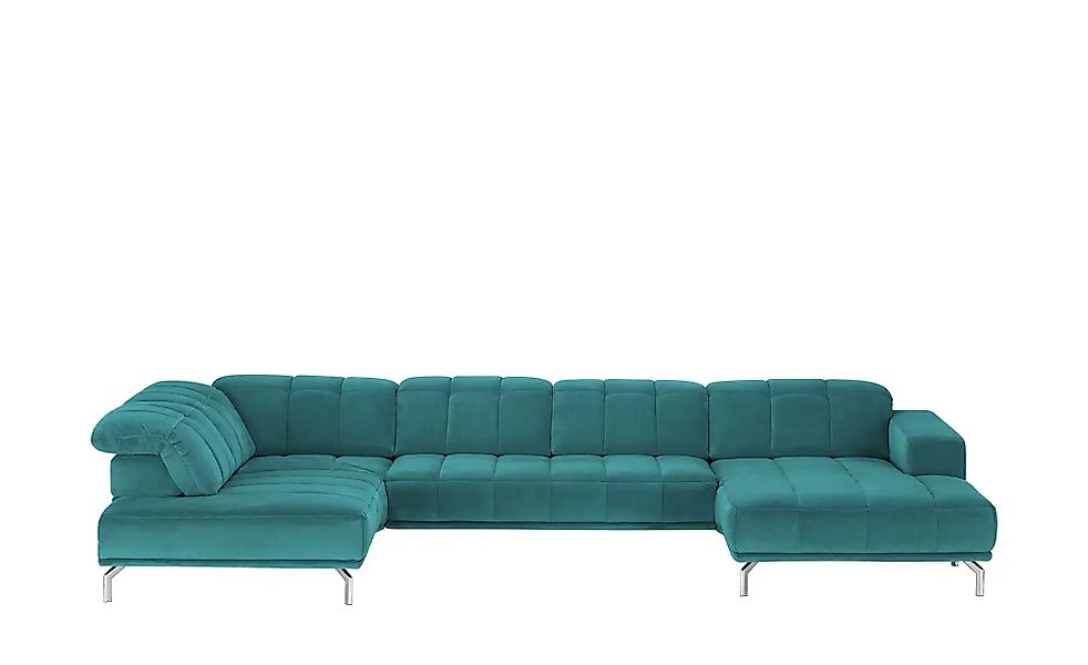 Lounge Collection Wohnlandschaft  Sarina ¦ türkis/petrol ¦ Maße (cm): H: 98 günstig online kaufen