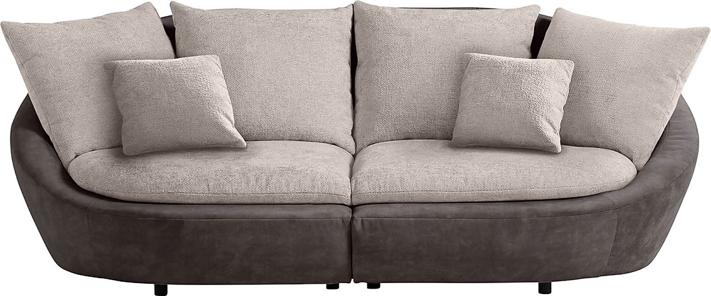 TRENDMANUFAKTUR Big-Sofa "Maui, inklusive 4 Rückenkissen und 2 Zierkissen, günstig online kaufen