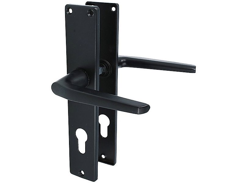 MS Beschläge Türgriff Türklinke Langschild Schwarz Türdrücker Türöffner, Ko günstig online kaufen