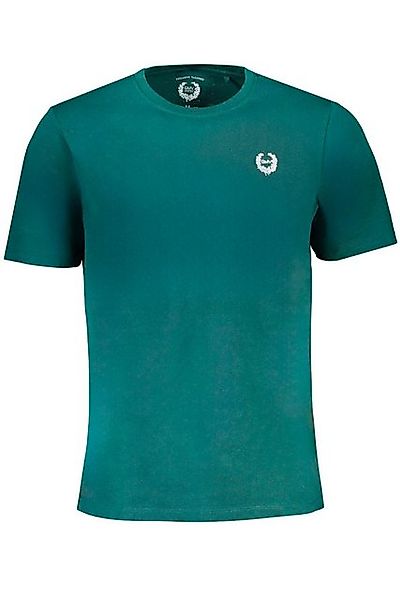 GIAN MARCO VENTURI T-Shirt Grünes Herren Kurzarm T-Shirt mit Stickerei und günstig online kaufen