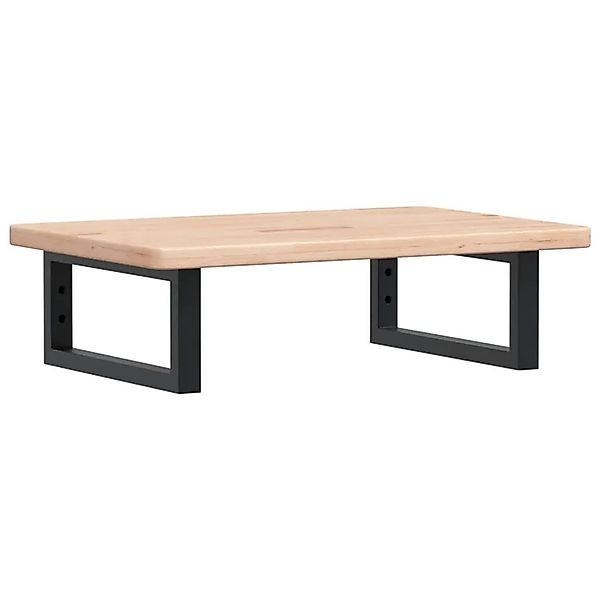 vidaXL Waschtischplatte mit Halterung Stahl und Massivholz Eiche 3302333 günstig online kaufen