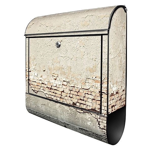 Banjado Design Briefkasten Schwarz Pulverbeschichtet 39x47x14cm 2 Schlüssel günstig online kaufen