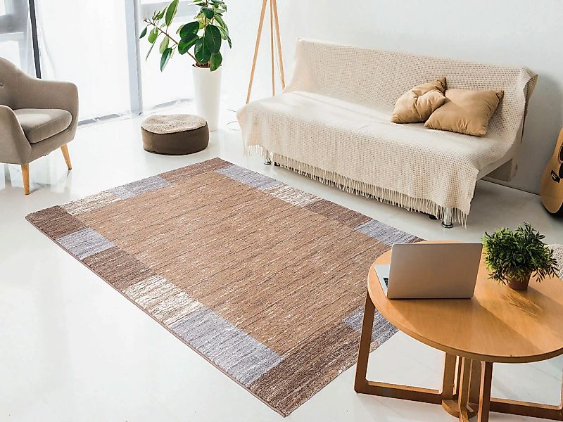 meinTeppich Kurzflorteppich  Sofi Star ¦ beige ¦ Synthetische Fasern ¦ Maße günstig online kaufen