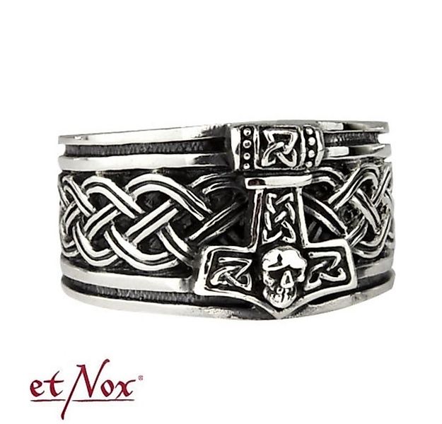 etNox Fingerring etNox Ring „Thors Hammer“ aus Edelstahl günstig online kaufen