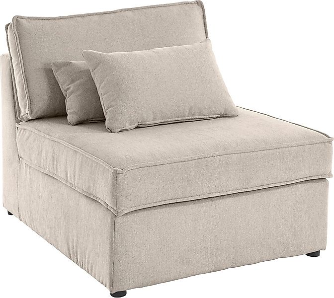 OTTO home Sofa-Mittelelement "Florid" als Teil eines Modulsofas, fester Sit günstig online kaufen