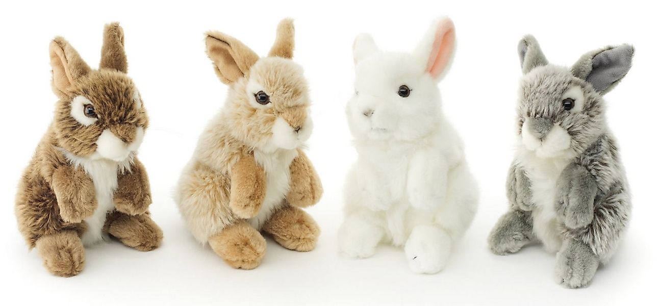 Uni-Toys Kuscheltier Hase, stehend - versch. Farben - 18 cm - Plüsch-Kaninc günstig online kaufen